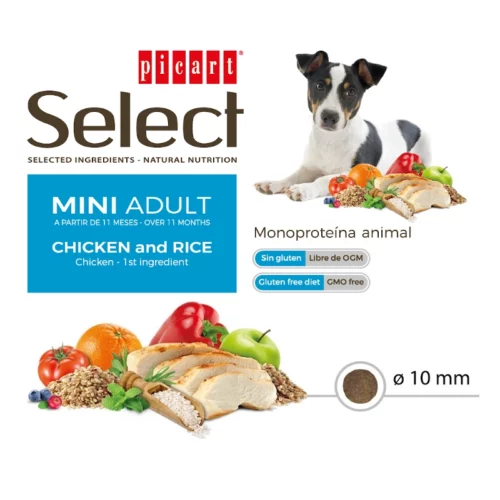 Select-Mini-Adult-Pollo-arroz-perro