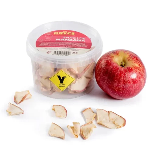 Miniorycs snack natural roedores manzana