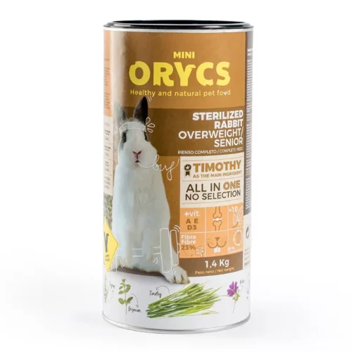 Orycs alimento completo para conejo esterilizado