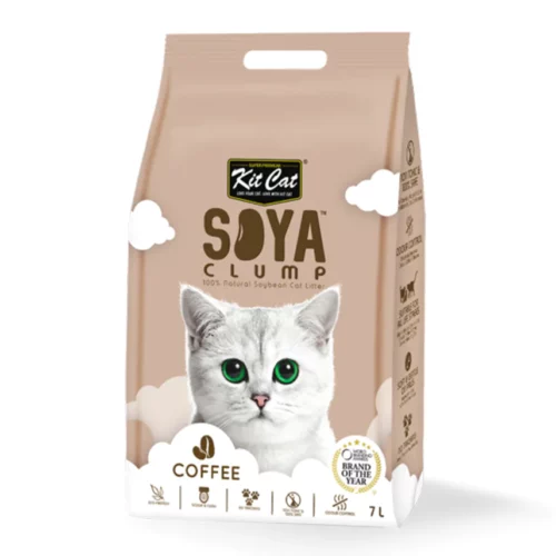 Arena para gatos Kit Cat SoyaClump - Coffee