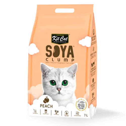 Arena para gatos Kit Cat SoyaClump - Peach