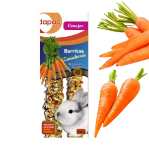 Barritas de zanahoria para conejos Dapac Shambi