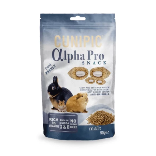 Snack para Conejos y Roedores – Alpha Pro Malta - Cunipic