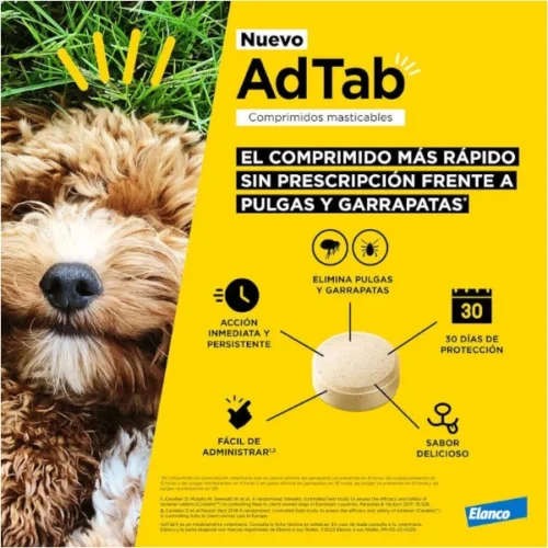 AdTab Comprimido Antiparasitario para perros
