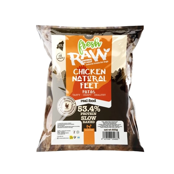 Fresh Raw Patas de pollo 600gr