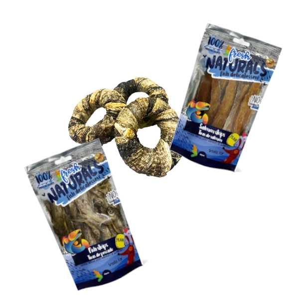 Pack - snack natural (pescado) para perros